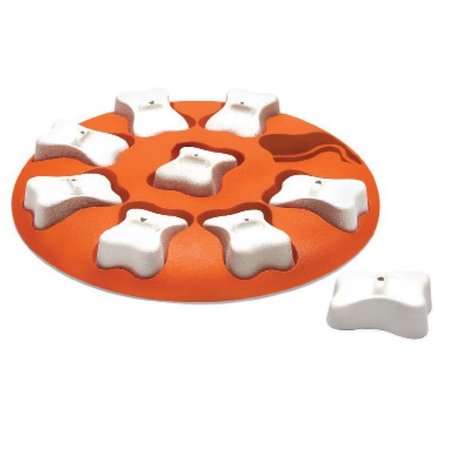 FEEDINGTIME Nina Ottosson Interactive Smart Puzzle Dog Toy, Orange FE1603366